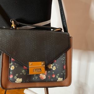 Aldo Floral Box Shoulder Bag